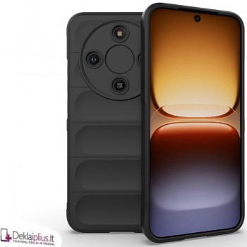 Magic Shield guminis dėklas - juodas (Huawei Honor Magic 8 Lite)